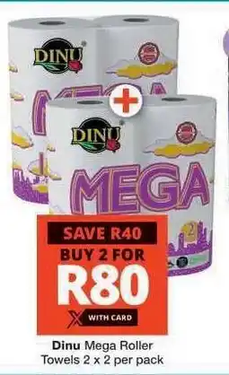Checkers Dinu Mega Roller Towels offer