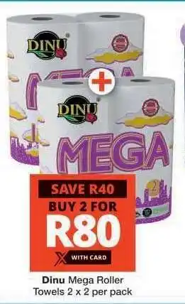 Checkers Dinu Mega Roller Towels offer