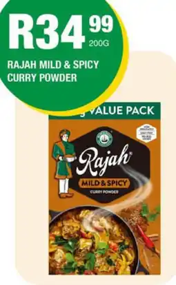 Take 'n Pay Rajah mild & spicy curry powder offer
