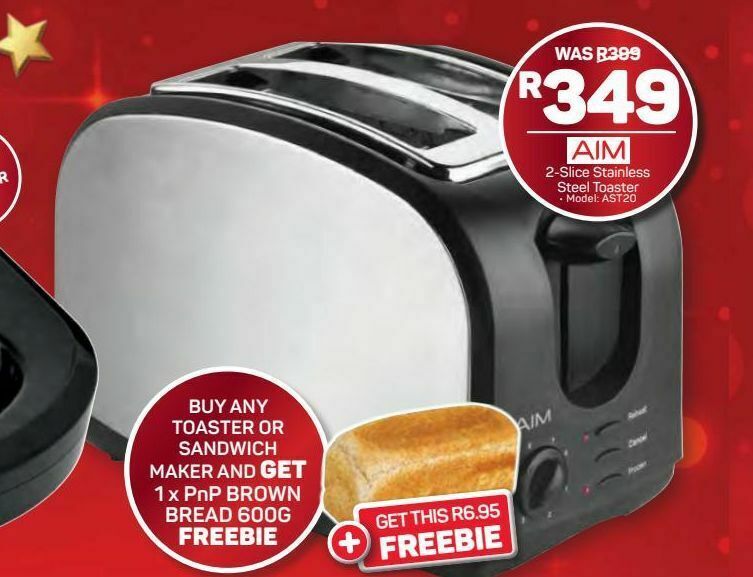 Aim toaster offer at Pick n Pay