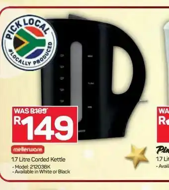 Pick n Pay Mellerware jug kettle offer