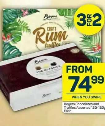 Pick n Pay Beyers chocolates truffles offer