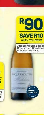 Pick n Pay Jacques mouton wine offer