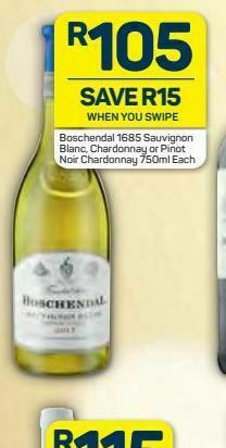 Pick n Pay Boschendal wines offer