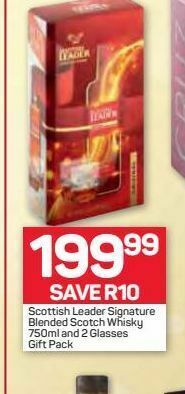 Pick n Pay Scottish leader whiskey offer