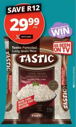 Checkers Tastic Parboiled Long Grain Rice offer