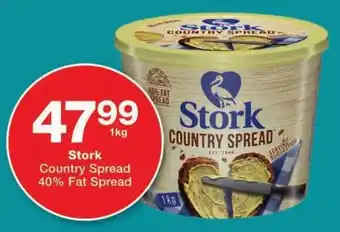 Checkers Stork Country Spread 40% Fat Spread offer