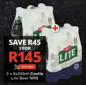 Checkers Castle Lite Beer NRB offer