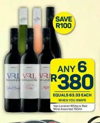 Pick n Pay Van loveren wines 6 offer