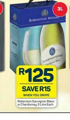 Pick n Pay Robertson winery wines offer