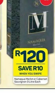 Pick n Pay Namaqua wines offer