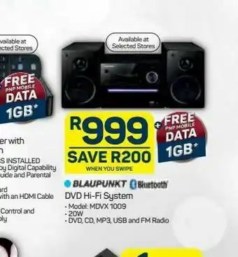 Pick n Pay Blaupunkt dvd hi-fi offer