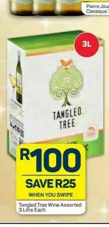 Pick n Pay Tangled tree wines offer