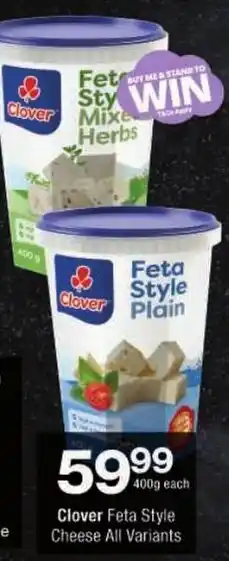 Checkers Clover Feta Style Cheese All Variants offer