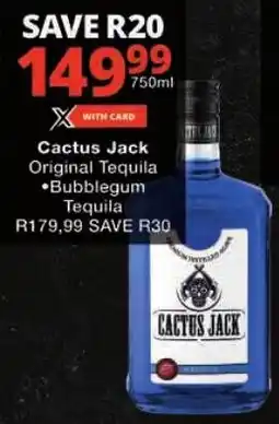 Checkers Cactus Jack Original Tequila offer