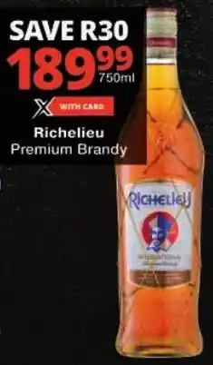 Checkers Richelieu Premium Brandy offer
