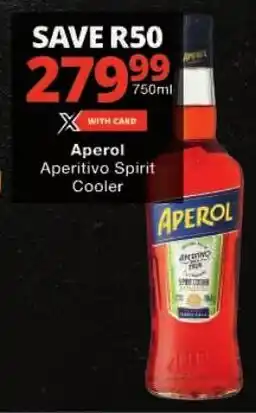 Checkers Aperol Aperitivo Spirit Cooler offer