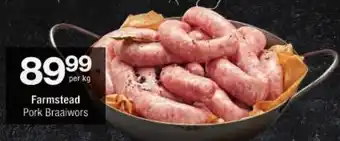 Checkers Farmstead Pork Braaiwors offer