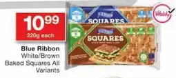 Checkers Blue Ribbon White/ Brown Baked Squares All Variants offer