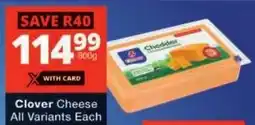 Checkers Clover Cheese All Variants offer