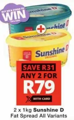 Checkers Sunshine D Fat Spread All Variants offer