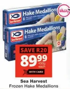 Checkers Sea Harvest Frozen Hake Medallions offer