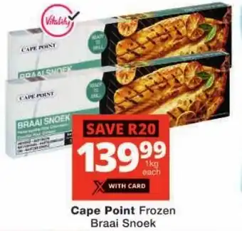 Checkers Cape Point Frozen Braai Snoek offer