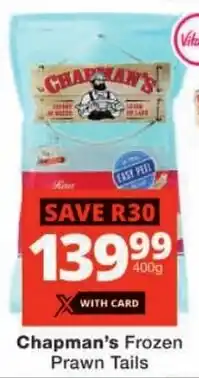 Checkers Chapman's Frozen Prawn Tails offer