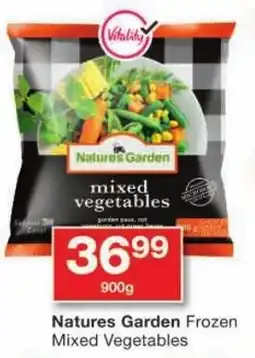 Checkers Natures Garden Frozen Mixed Vegetables offer