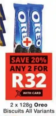 Checkers Oreo Biscuits All Variants offer