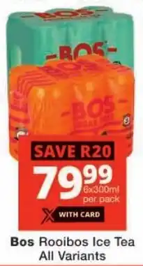 Checkers Bos Rooibos Ice Tea All Variants offer