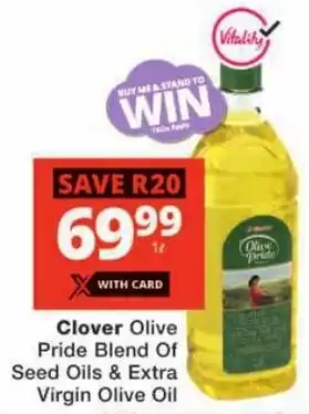 Checkers Clover Olive Pride Blend Of Seed Oils & Extra Virgin Olive Oil offer