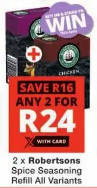 Checkers Robertsons Spice Seasoning Refill All Variants offer