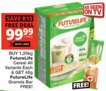 Checkers FutureLife Cereal All Variants offer