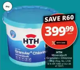Checkers HTH Mineralsoft Granular+ Chlorine offer