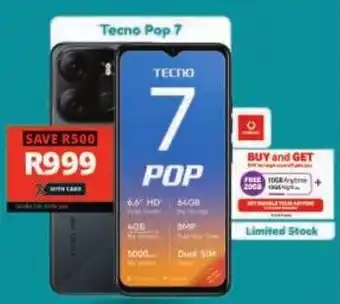 Checkers Tecno Pop 7 offer