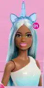 Game Barbie Unicorn Doll Assorted-Each offer
