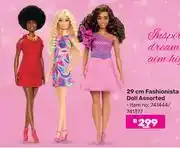 Game Barbie 29cm Fashionista Doll Assorted-Each offer