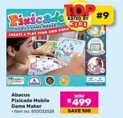 Game Abacus Pixicade Mobile Game Maker offer