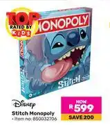 Game Disney Stitch Monopoly offer