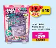 Game Sticki Rolls Sticki Book offer