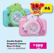 Game Double Bubble Snapshot Camera Blue Or Pink-Each offer