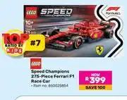Game Lego Speed Champions 275 Piece Ferrari F1 Race Car offer