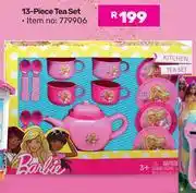 Game Barbie 13 Piece Tea Set offer