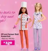 Game Barbie 29cm Career Doll Assorted-Each offer