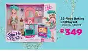 Game Zuru Sparkle Girlz 25 Piece Baking Doll Playset offer