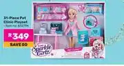 Game Zuru Sparkle Girlz 31 Piece Pet Clinic Playset offer