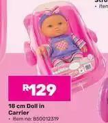 Game My Sweet Love 18cm Doll In Carrier offer