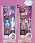 Game My Sweet Love 30cm Doll & Stroller Ethnic Pink Or Blue-Each offer