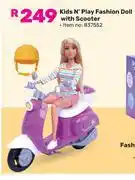 Game Kids N Play Fashion Doll With Scooter offer